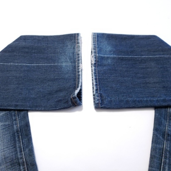 7 for all Mankind BOOT CUT Faded Dark Jeans 26 - Picture 7 of 8
